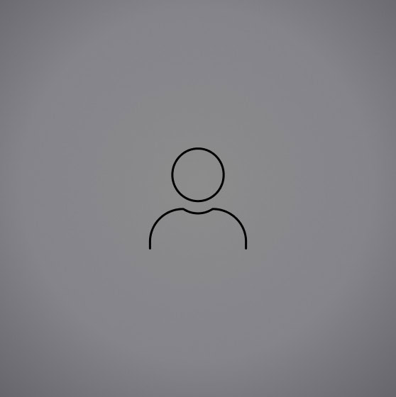Simple black outline of a person icon centered on a plain gray background, inspired by the minimalist style of Cecilia Correia.