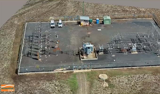 Software Rendering Essential Energy Intelligent Substation Design