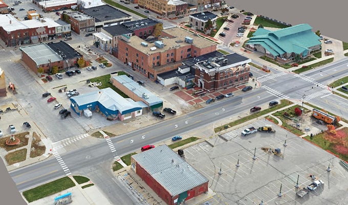 Software Rendering City of Perry Innovates with Foth Creating a Digitally Mapped City Using Digital Twins